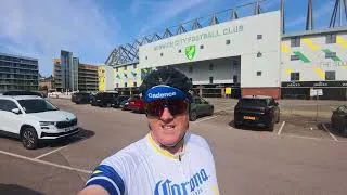 Thumbnail: Norwich City (FC) circular ride. wheatfields and sunshine
