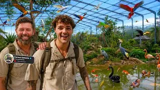 Thumbnail: Exploring Billionaire’s EXOTIC BIRD Sanctuary!!