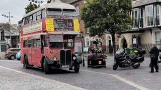 Thumbnail: Ex London Transport AEC Regent Double Decker, KLB721, in Caernarvon - July 2026
