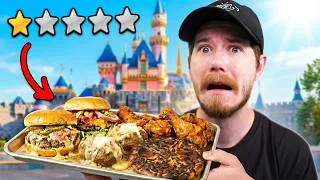 Thumbnail: We Ate The WORST Rated Food At Disneyland!