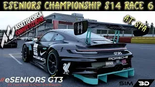 Thumbnail: eSeniors Season 14 - Race 6 at Spa | Porsche 992 GT3 Battle | Assetto Corsa Competizione