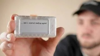 Thumbnail: I Built a Tiny E-Reader
