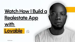 Thumbnail: I Built a Property + Tenant Management With Lovaable — Here's Exactly What I Did