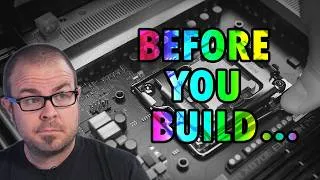 Thumbnail: 3 Tips Before You Build a PC in 2026