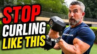 Thumbnail: Stop Curling Like This! 5 Mistakes Killing Your Biceps Growth.