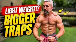 Thumbnail: Build Bigger Traps with Light Weights (2 Exercises That Actually Work)