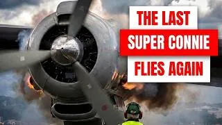 Thumbnail: The last flying Lockheed Super Constellation engine-start, taxi, takeoff and landing footage in 4K