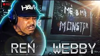 Thumbnail: BLAIR WITCH FLOW!!! | (Ren x Chris Webby) - ME AND MY MONSTER | Rapper REACTION | Commentary