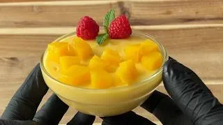 Thumbnail: Creamy Mango Dessert — No Gelatin, No Agar (Easy No-Bake)