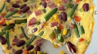 Thumbnail: Mexican Omelette with Sausage, Corn & Peppers 🍳
