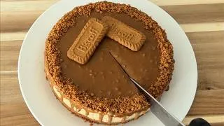 Thumbnail: No-Bake Crunchy Biscoff Cheesecake (No Oven!) 🍪