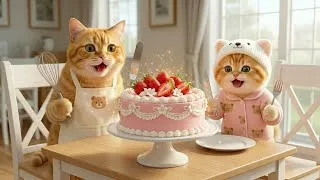 Thumbnail: Ginger Kitten Helps Mama Cat Bake the Perfect Cake 🧁💖