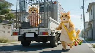 Thumbnail: Mama Cat Saves Kitten From Car Animal Catcher 🚐😿💛