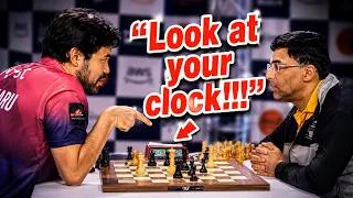 Thumbnail: When Vishy Can Hold the Position against Hikaru, But Not the Clock