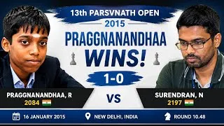 Thumbnail: Praggnanandhaa's Stunning Positional Crush!#praggnanandhaa 