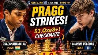 Thumbnail: Praggnanandhaa’s Brilliant Finish! 🔥 #praggnanandhaa 