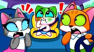 Thumbnail: In The Car Moments | Baby, Buckle Up! | Golden vs Pink Car | Cartoon