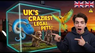 Thumbnail: Top 10 Exotic Pets You Can Legally Own in the UK 🐍🦜 | Unbelievable Animals!