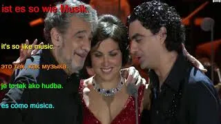Thumbnail: Learn German by Netrebko, Domingo, Villazon Dein ist mein ganzes Herz Ge En Ru Sk Sp subtitles lyric