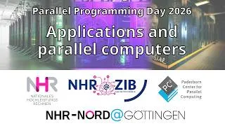 Thumbnail: PPD 2026 (1/5) - Applications and parallel computers