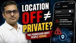 Thumbnail: Location OFF ≠ Private? The Phone Permission Most People Ignore | Tech2तीन