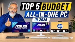 Thumbnail: Top 5 Best Budget All-in-One PCs in 2026 🔥 Laptop Se Better?