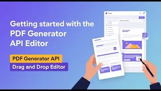 Thumbnail: Getting started with PDF Generator API Editor