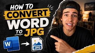 Thumbnail: The Fastest Way to Convert Word to JPG (2026)