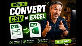 Thumbnail: How to Convert CSV to Excel Online with PDF Guru