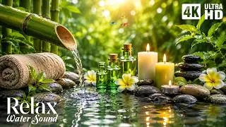 Thumbnail: Healing Sleep Music 🌿 Meditation Music Relax Mind Body, Soothing Bamboo Water Sounds, Stress Relief