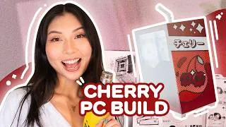 Thumbnail: aesthetic black cherry themed gaming pc build | full build with ironside juicebox case