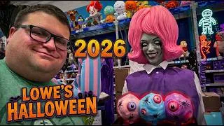 Thumbnail: Lowe’s Halloween 2026 Walkthrough! NEW Animatronics, Disney Decor & Blow Molds