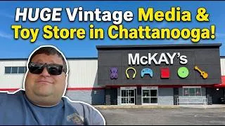 Thumbnail: HUGE McKay’s Tour! Massive Used Book, Toy, Vinyl & Video Game Warehouse | Chattanooga, TN