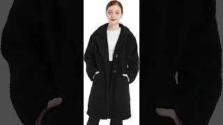 Thumbnail: maoo garden Girls Sherpa Fleece Peacoat Review - Pros & Cons - big girls coat