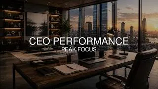 Thumbnail: 40Hz Binaural Beats for CEO Performance & Peak Focus