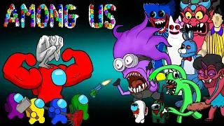 Thumbnail: 어몽어스 Among Us Funny attacks ALL BOSS ZOMBIES SO SCARY NEW VERSION | ANIMATION