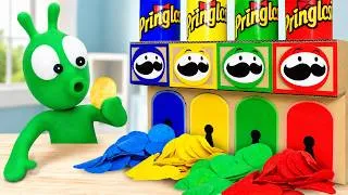 Thumbnail: Pea Pea Explores Four Colors Pringles Potato Chips 🌈 Pea Pea World