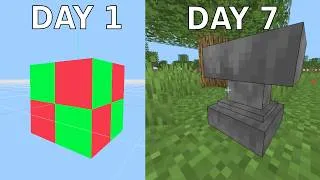 Thumbnail: Week 1 of making a C++ Minecraft Clone in Raylib