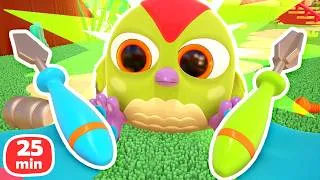 Thumbnail: Hop Hop & Peck Peck Play with Toys: Toy Trains, Toy Tools & More