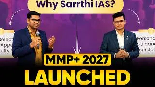Thumbnail: MMP+ 2027 Batch Launched | Mains Mentorship Program | Peeyush Kumar Sir | Sarrthi IAS