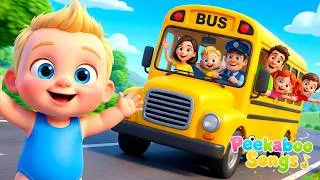Thumbnail: Wheels on the Bus 🚌 +Baby  Shark🦈 + Old MacDonald🌸. | KARAOKE! | Sing Along With Me! | Kids Songs