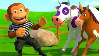 Thumbnail: Two Monkey  at Old MacDonald’s Farm!  Every Animal Is Gone | New Old MacDonald Rescue Story