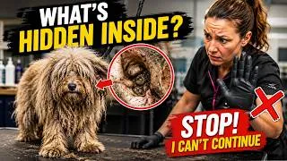 Thumbnail: The Groomer Stopped Everything After Seeing This Dog’s Ears