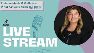 Thumbnail: Endometriosis & Wellness: What Actually Helps (Nutrition, Exercise, Stress, Sleep) | PRM Live Replay