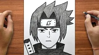 Thumbnail: Easy Sasuke Drawing | How to Draw Sasuke Uchiha | Step by step | for Beginners