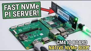 Thumbnail: Why I Chose the Raspberry Pi CM4 for My Home Server (Native NVMe Setup)