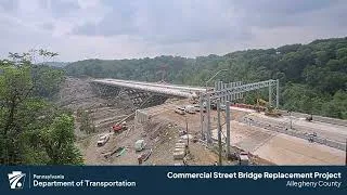 Thumbnail: Commercial Street Bridge Project - Demolition & Slide Footage