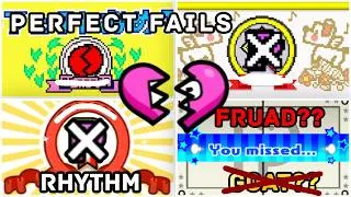 Thumbnail: Evolution of Perfect FAILURES in the Rhythm Heaven Series (2006 - 2026)
