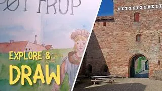 Thumbnail: EXPLORE & DRAW - exploring a medieval castle