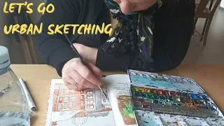 Thumbnail: Artist vlog | urban sketching in Odense and sharing my urban sketching kit
